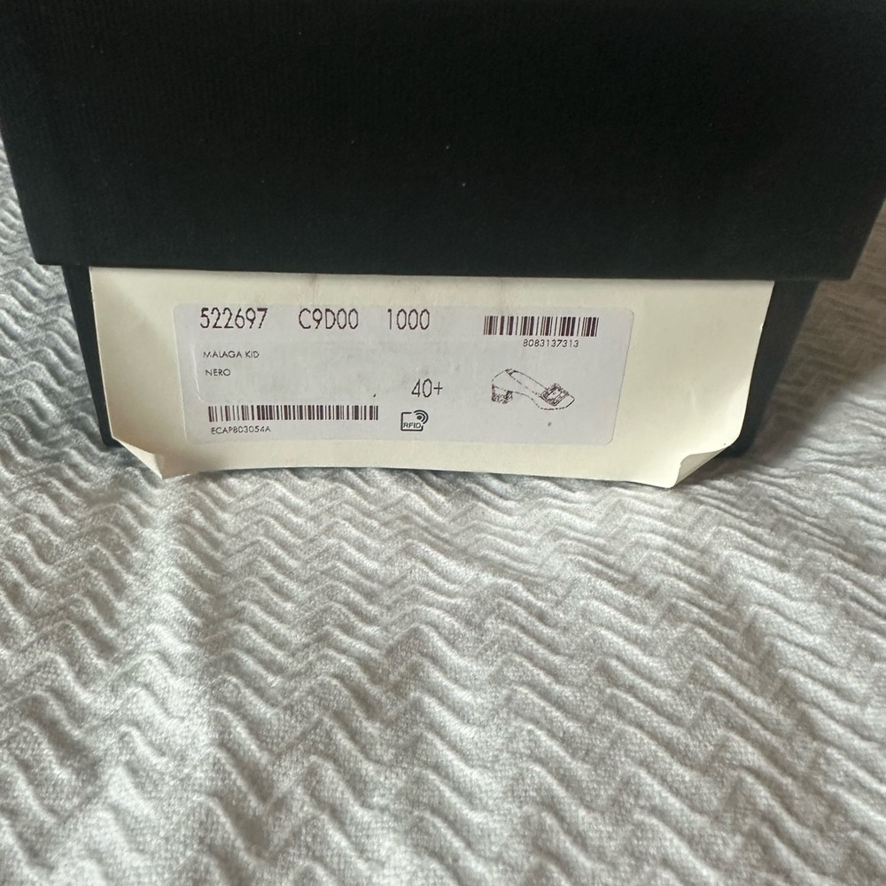 Gucci Black Loafers with Embellished Buckle and Heel - Picture 9 of 12